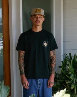 RVCA SPRING BREAK SHORT SLEEVE TEE Black Outlet