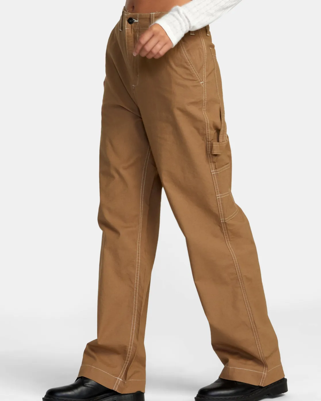 RVCA SPRING SHIFT RELAXED FIT PANTS Ermine Best