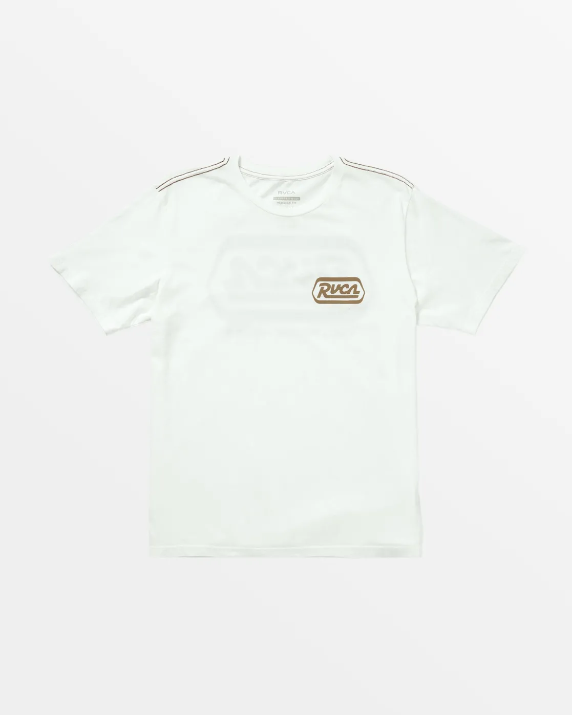 RVCA STATION TEE Antique White Hot