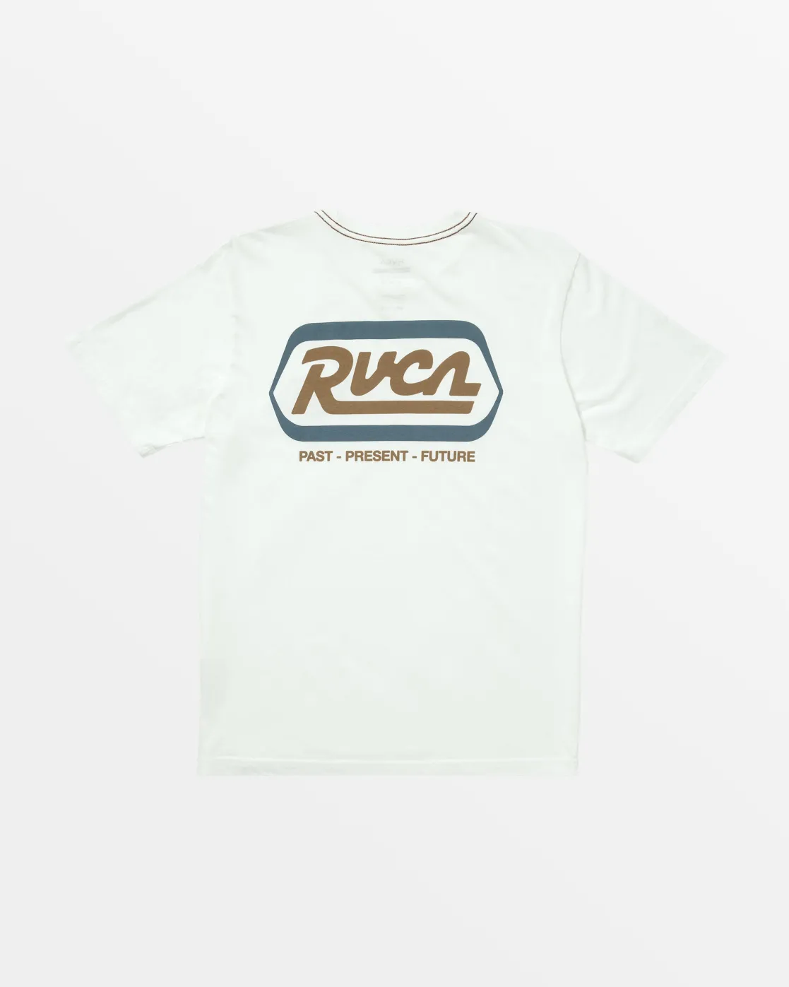RVCA STATION TEE Antique White Hot