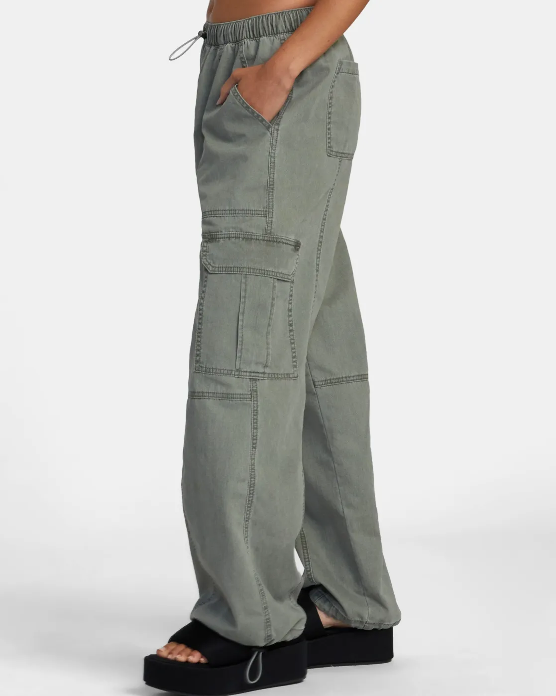 RVCA STOWAWAY CARGO PANTS Olive Outlet