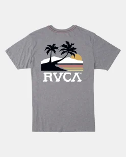 RVCA SUNNY DAYS TEE Smoke Discount