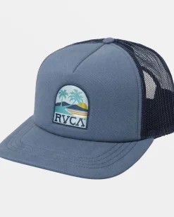RVCA SUNNY DAYS TRUCKER HAT Royal Best
