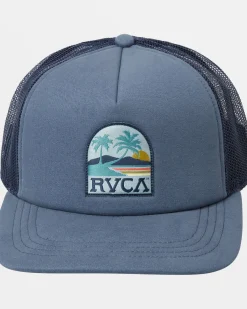 RVCA SUNNY DAYS TRUCKER HAT Royal Best