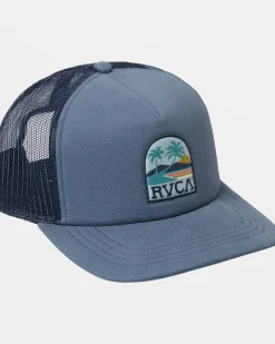 RVCA SUNNY DAYS TRUCKER HAT Royal Best