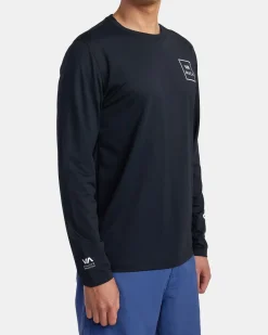 RVCA SURF SHIRT LONG SLEEVE SURF TEE Black Online