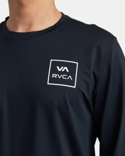 RVCA SURF SHIRT LONG SLEEVE SURF TEE Black Online