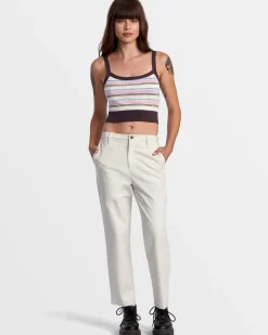 RVCA TATUM SWEATER TANK TOP New Plum Online