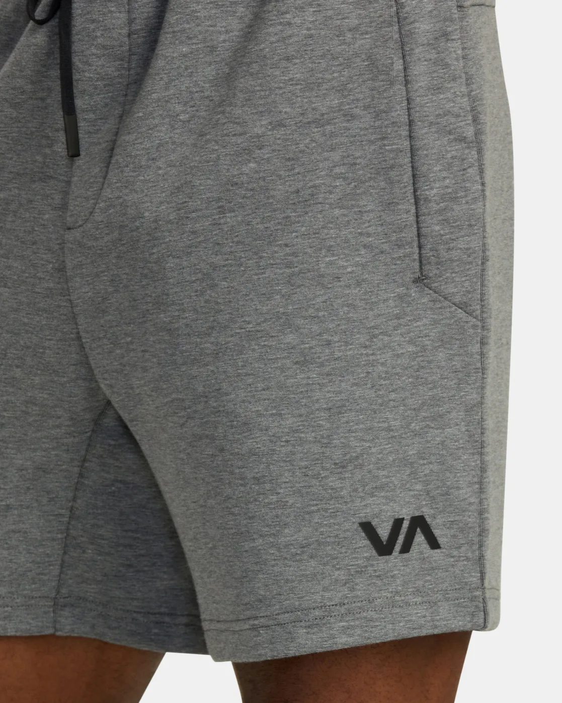 RVCA TECH FLEECE ELASTIC WAIST SHORTS Heather Grey Clearance