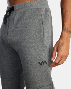 RVCA TECH FLEECE SWEATPANTS II Heather Grey 2 Online