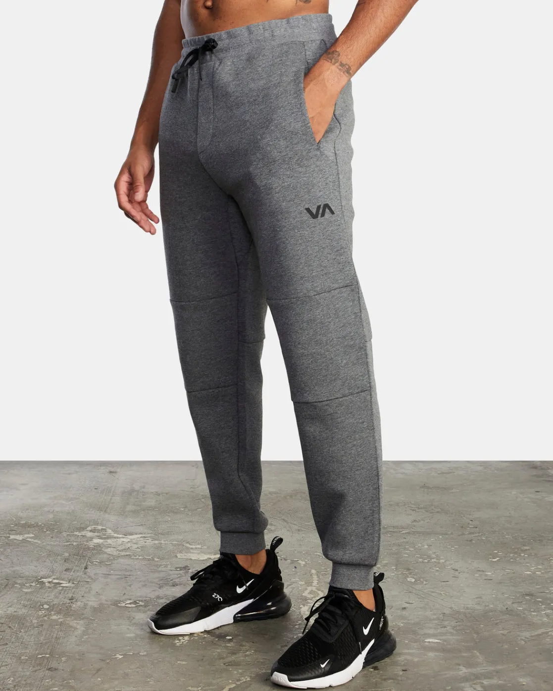 RVCA TECH FLEECE SWEATPANTS II Heather Grey 2 Online