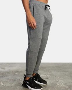 RVCA TECH FLEECE SWEATPANTS II Heather Grey 2 Online