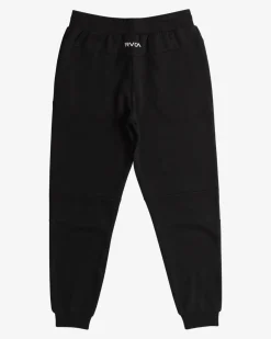 RVCA TECH FLEECE SWEATPANTS II Black 2 Sale