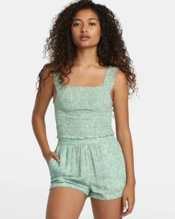 RVCA TERRACE ECO TANK TOP Seafoam
