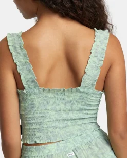 RVCA TERRACE ECO TANK TOP Seafoam