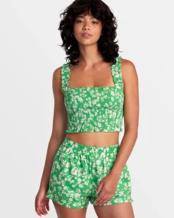 RVCA TERRACE ECO TANK TOP Classic Green New