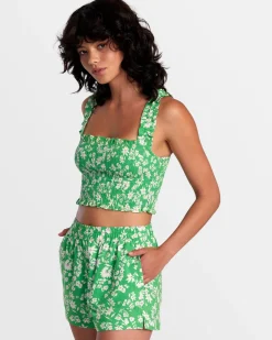 RVCA TERRACE ECO TANK TOP Classic Green New