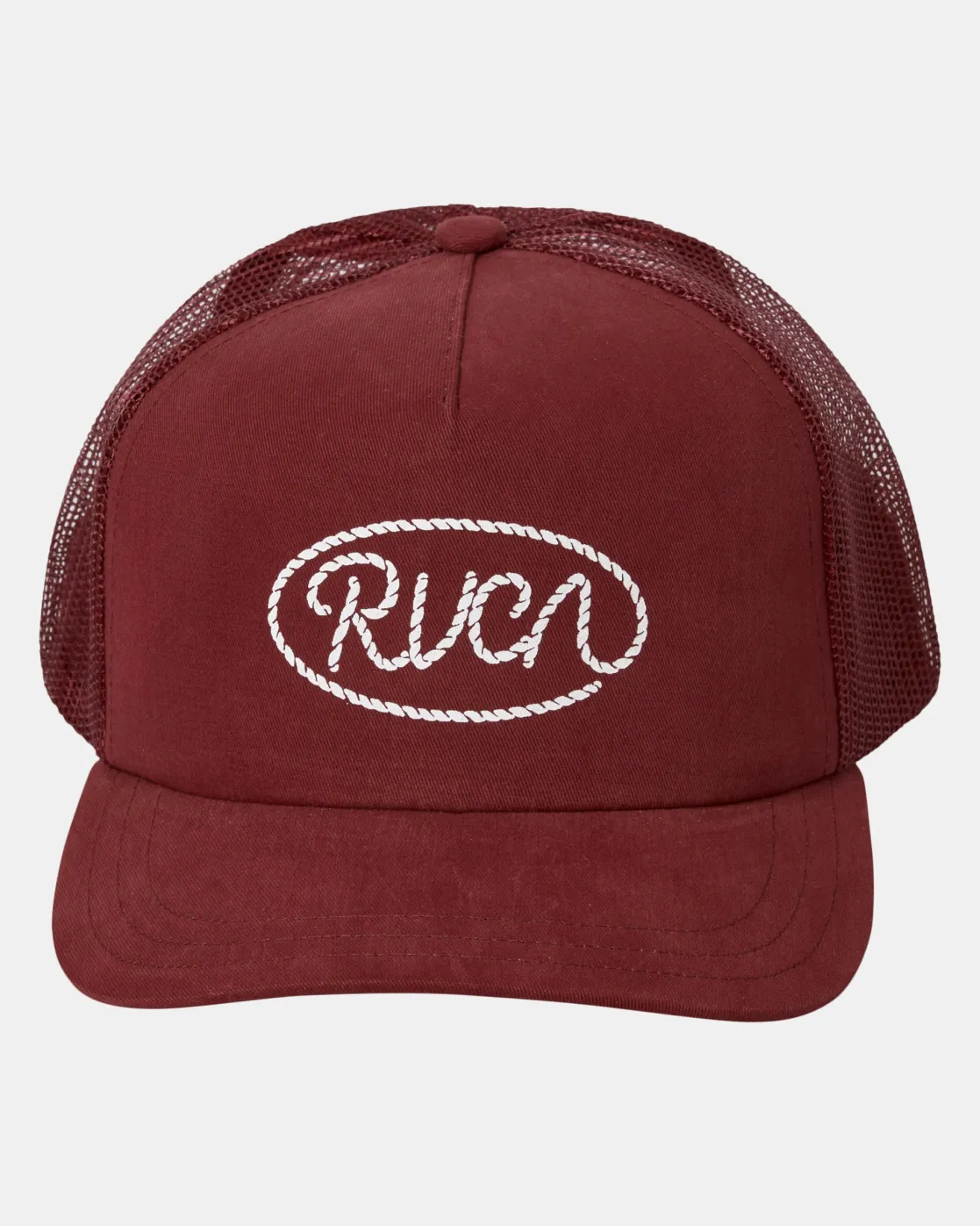 RVCA 17TH ST TRUCKER HAT Madder Brown Clearance