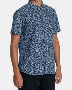 RVCA THAT'LL DO PRINT SHORT SLEEVE SHIRT Petrol Blue Online