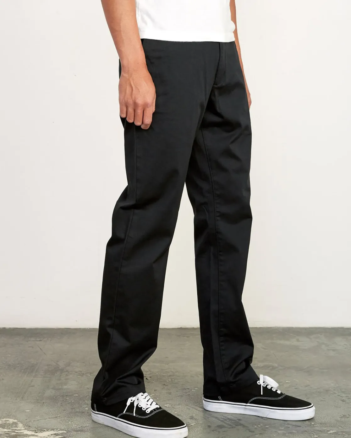 RVCA THE WEEKEND STRETCH STRAIGHT FIT PANTS Black Best