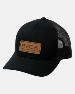 RVCA TICKET DELUXE TRUCKER HAT Black