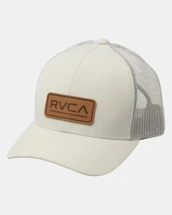 RVCA TICKET DELUXE TRUCKER HAT Heather Khaki Outlet