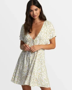 RVCA UNDERSTATED DOLMAN MINI DRESS Cloud