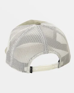 RVCA VA ALL THE WAY CORD TRUCKER HAT Sage Leaf Outlet
