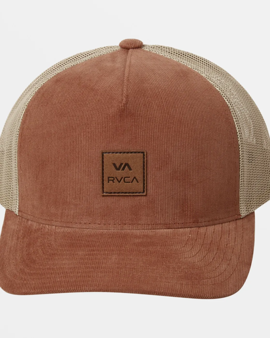 RVCA VA ALL THE WAY CORD TRUCKER HAT Rawhide Outlet