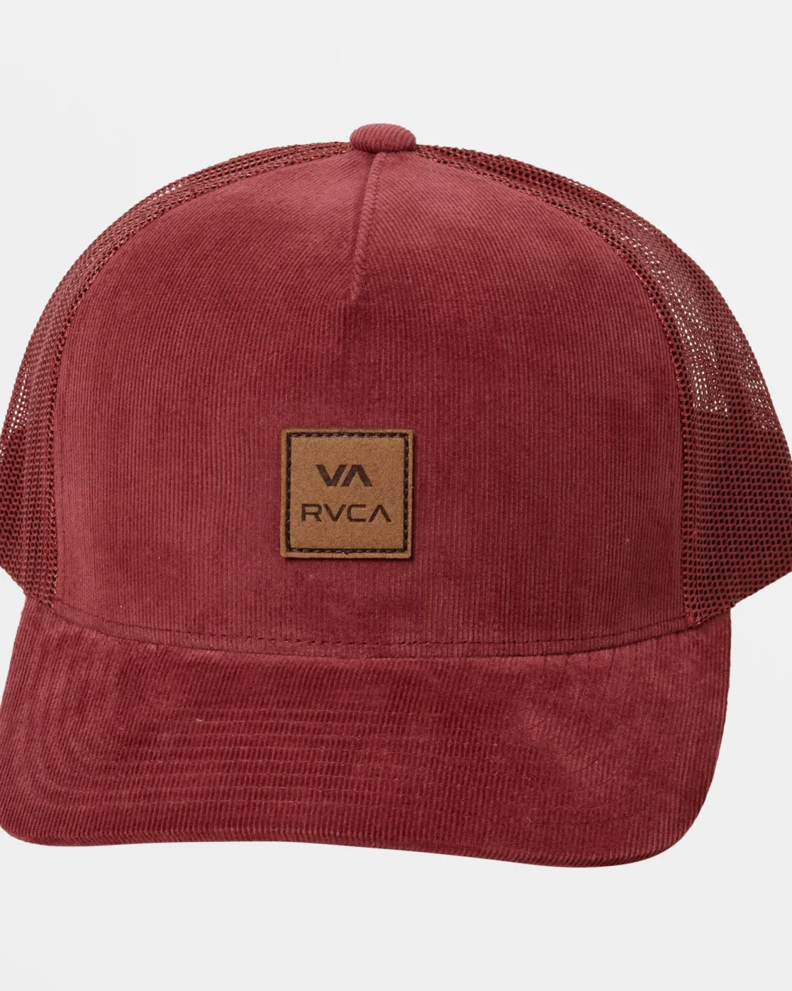 RVCA VA ALL THE WAY CORD TRUCKER HAT Wine Best