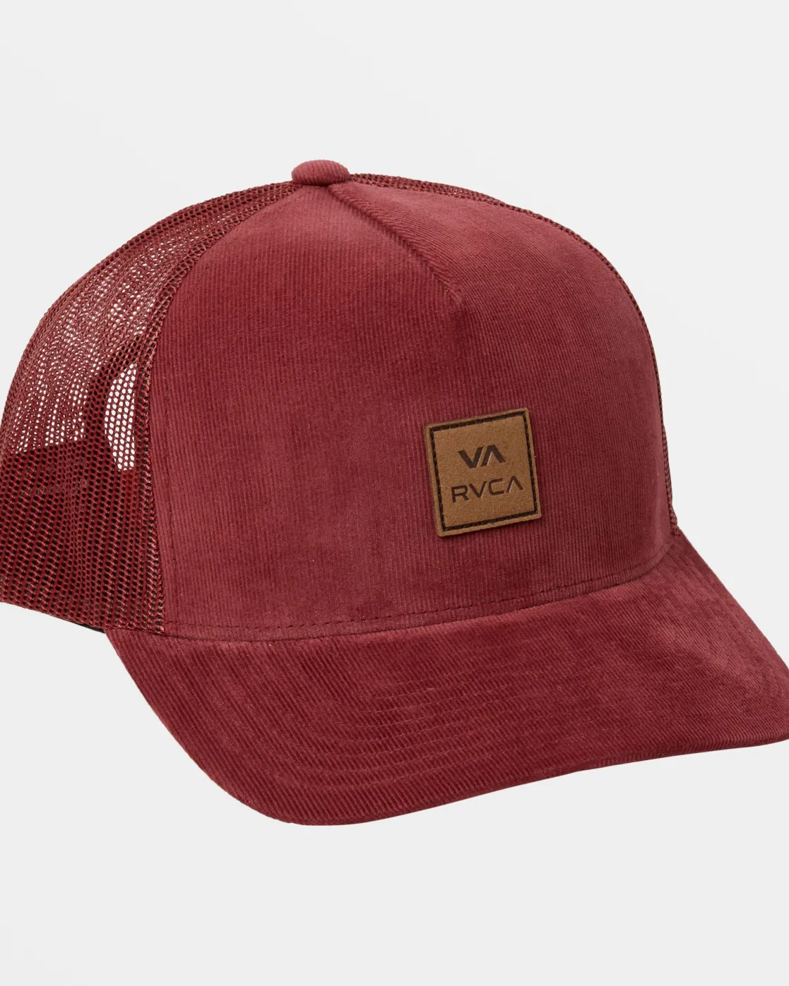 RVCA VA ALL THE WAY CORD TRUCKER HAT Wine Best