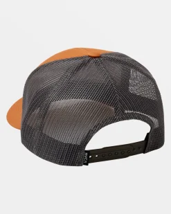 RVCA VA ALL THE WAY CURVED BRIM TRUCKER HAT Adobe Discount