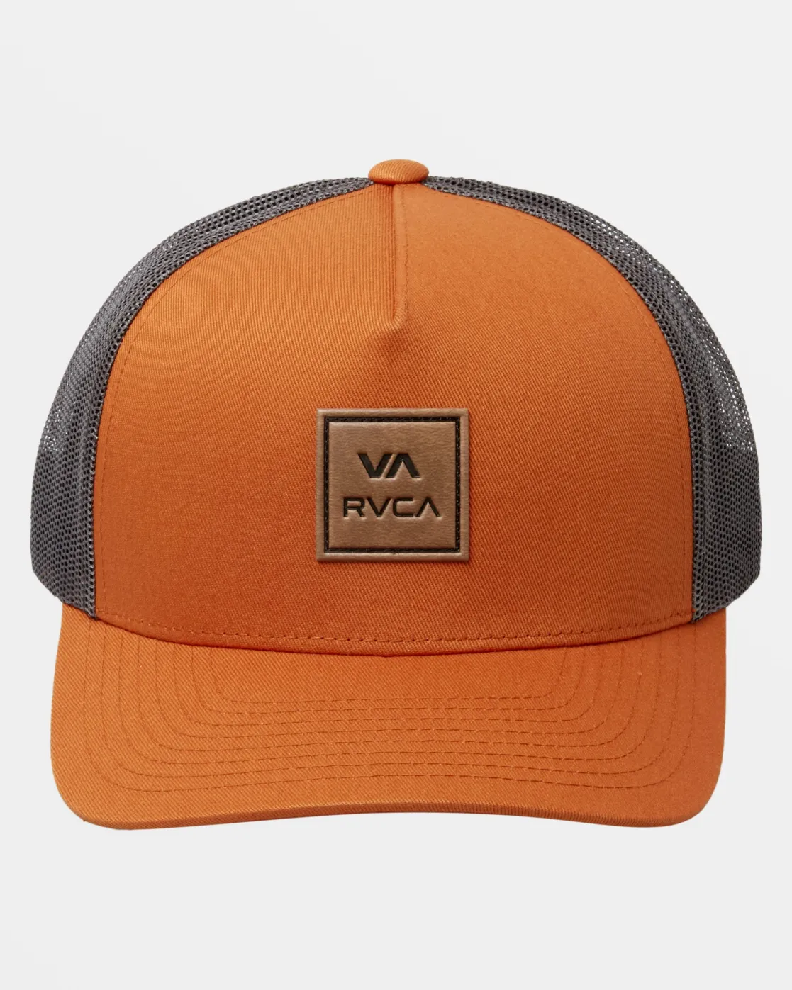 RVCA VA ALL THE WAY CURVED BRIM TRUCKER HAT Adobe Discount