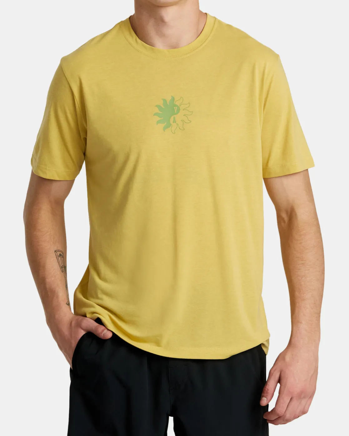 RVCA VA BLOOMIN TEE Sunset Gold