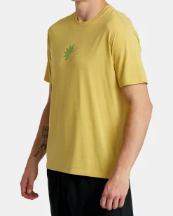 RVCA VA BLOOMIN TEE Sunset Gold