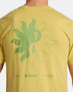 RVCA VA BLOOMIN TEE Sunset Gold