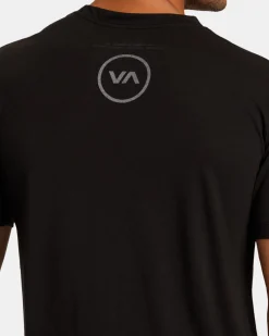 RVCA VA CIRCLE SPLITTER TEE Black Outlet