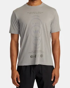 RVCA VA CIRCLE SPLITTER TEE Stone Clearance