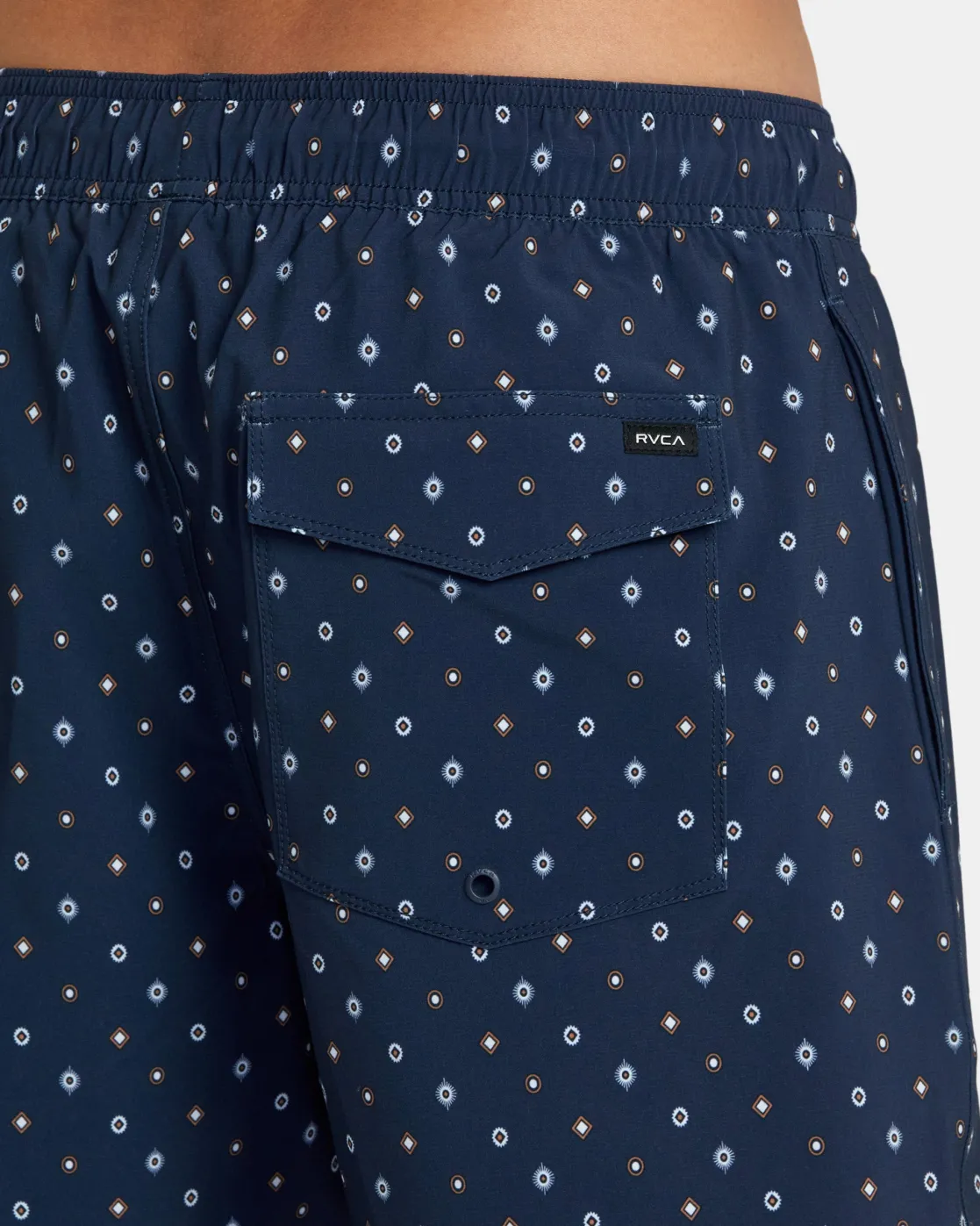 RVCA VA ELASTIC WAIST 17" BOARDSHORTS Blue Dits Online