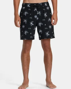 RVCA VA ELASTIC WAIST BENJ BOARDSHORTS 17'' Multi Rose Online