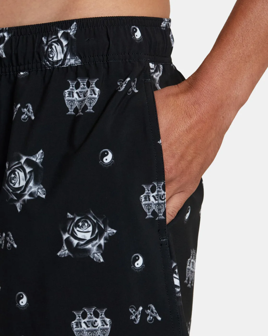 RVCA VA ELASTIC WAIST BENJ BOARDSHORTS 17'' Multi Rose Online