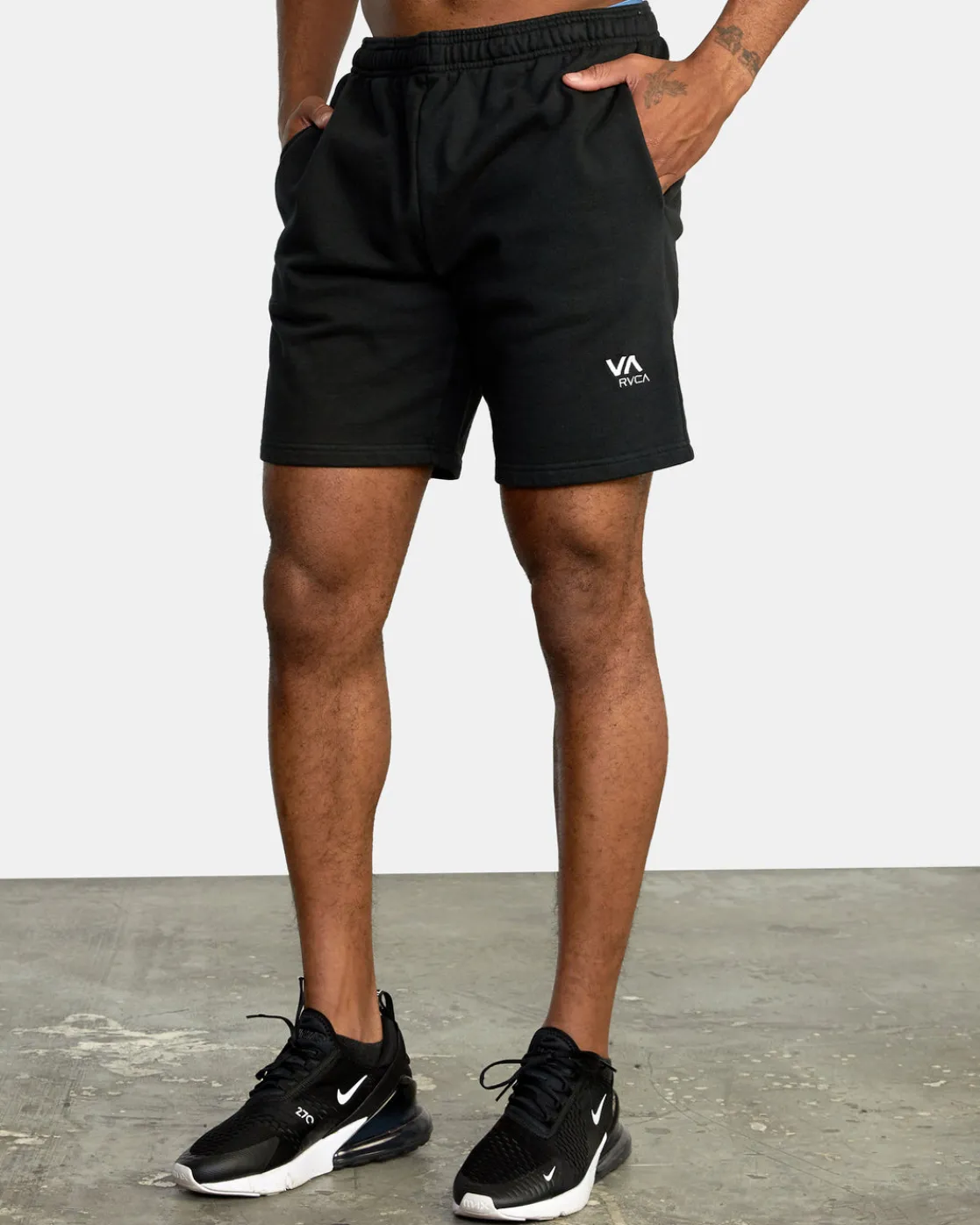 RVCA VA ESSENTIAL 18" SWEAT SHORTS Black Sale