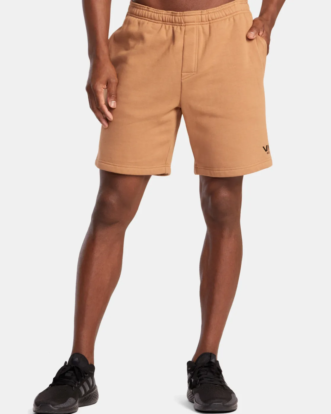 RVCA VA ESSENTIAL 18" SWEAT SHORTS Dark Khaki Discount