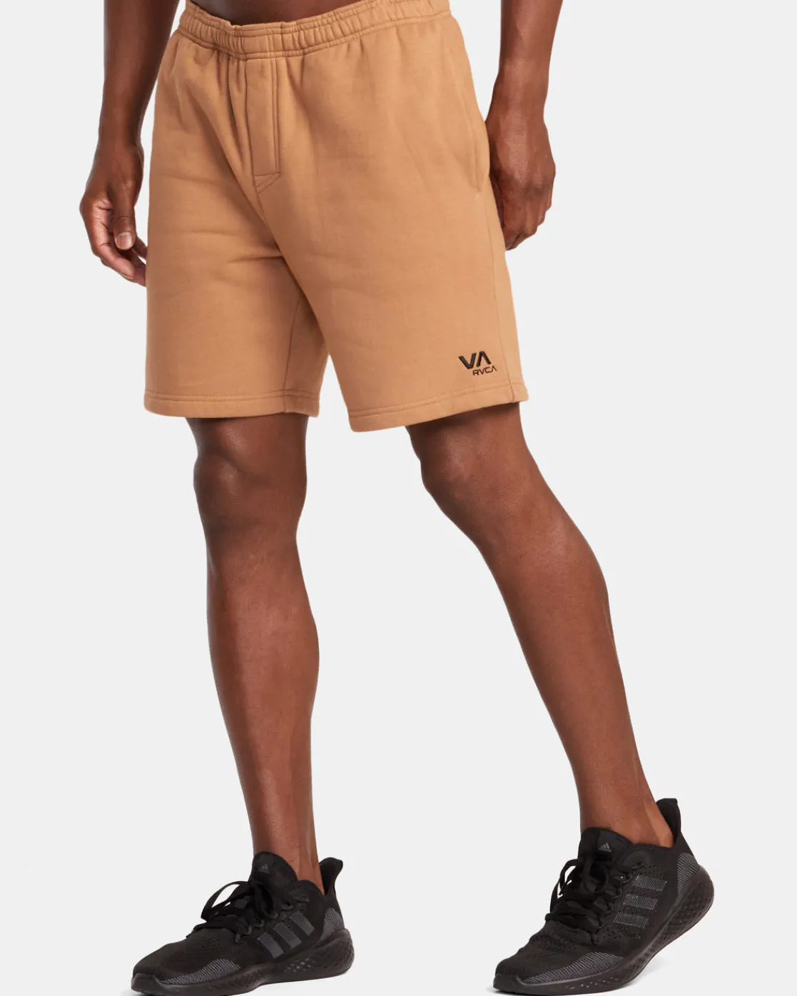 RVCA VA ESSENTIAL 18" SWEAT SHORTS Dark Khaki Discount