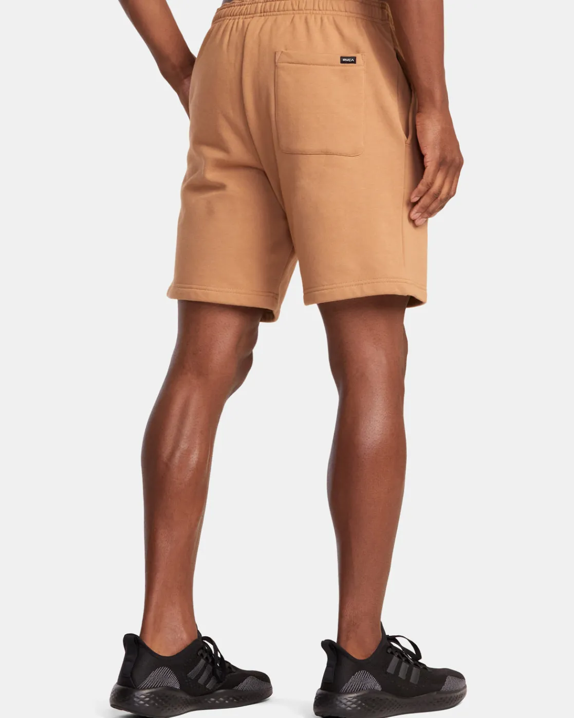 RVCA VA ESSENTIAL 18" SWEAT SHORTS Dark Khaki Discount