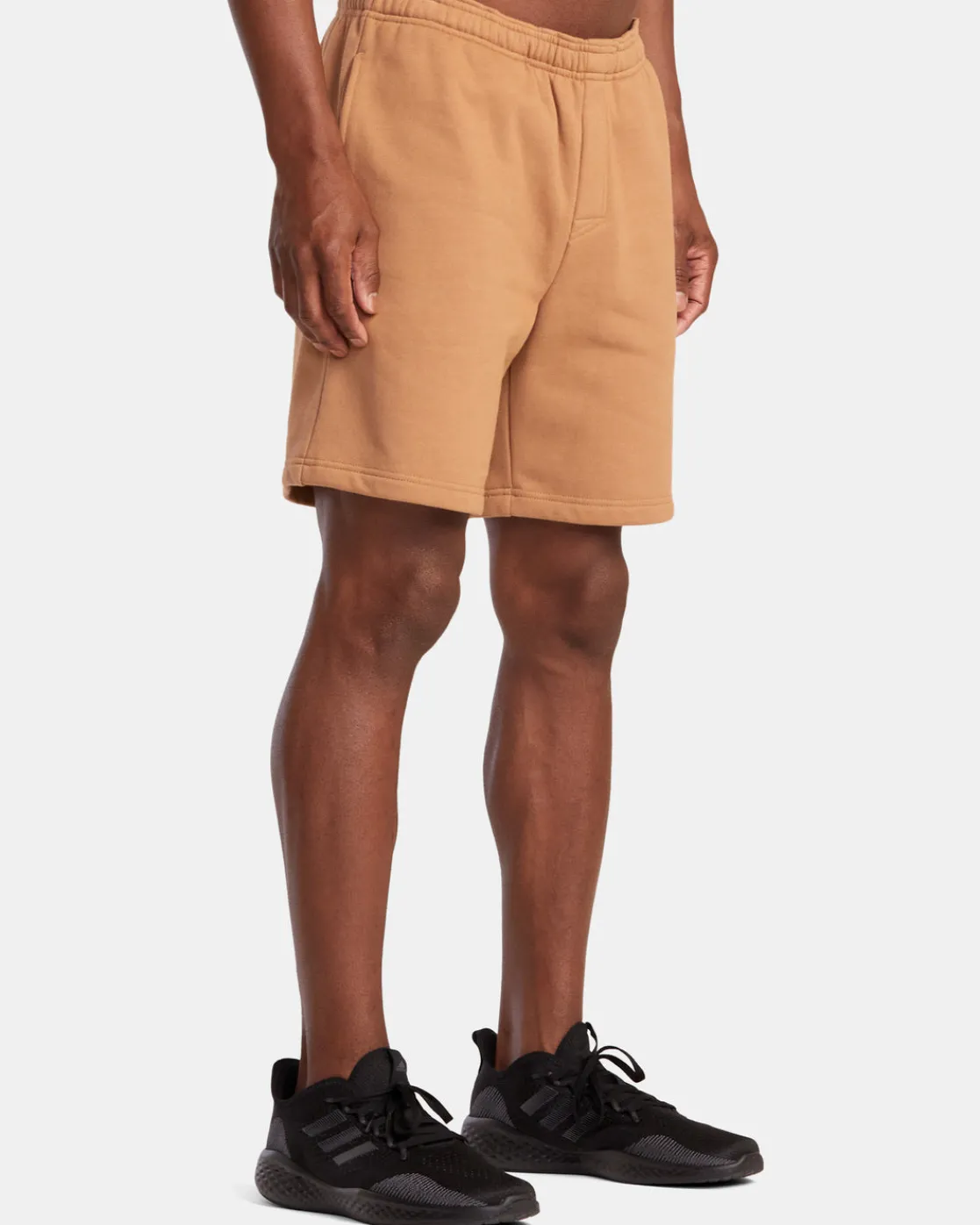 RVCA VA ESSENTIAL 18" SWEAT SHORTS Dark Khaki Discount