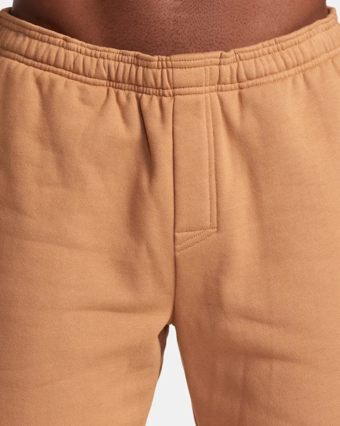 RVCA VA ESSENTIAL 18" SWEAT SHORTS Dark Khaki Discount