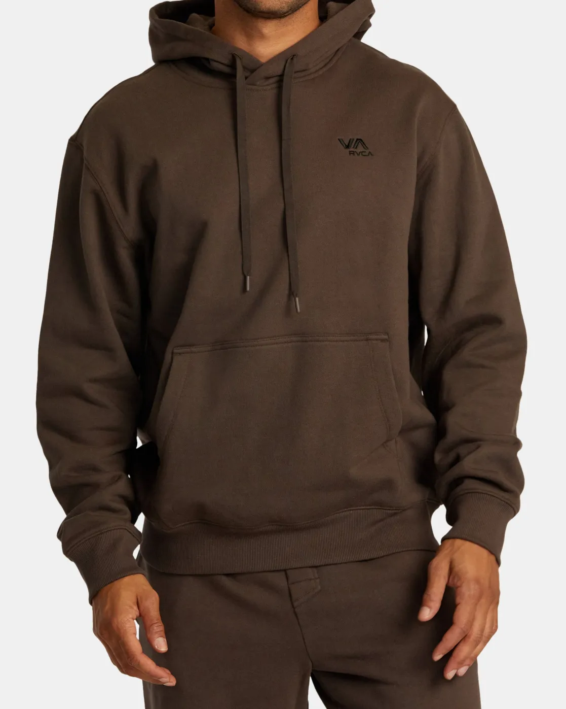 RVCA VA ESSENTIAL HOODIE Mocha Outlet