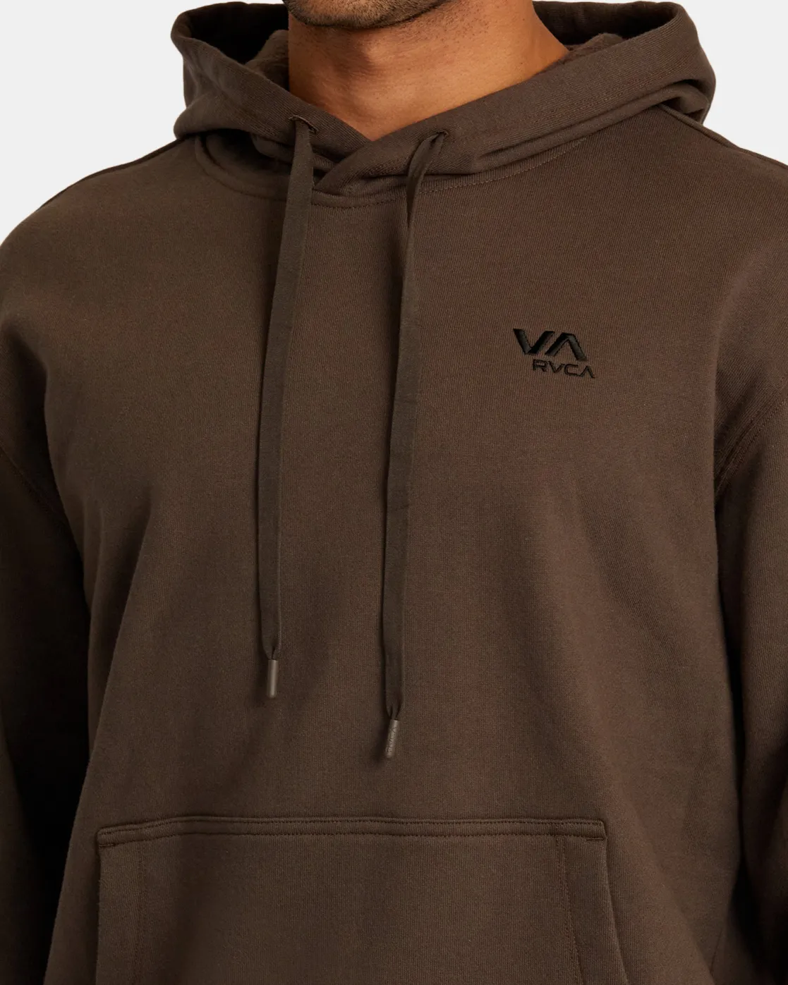 RVCA VA ESSENTIAL HOODIE Mocha Outlet