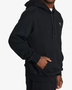 RVCA VA ESSENTIAL HOODIE Black Sale